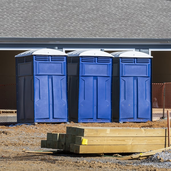 is there a specific order in which to place multiple porta potties in Beetown WI